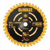 DeWalt DT10303 Диск 184x16x40T (для DWE560, чистый рез) 