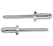 Заклепка комбинированная алюминий/сталь, потайная головка DIN7337 3,2х14