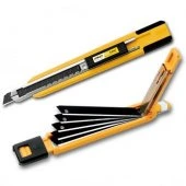 Нож OLFA PA-2; лезвие 9 мм; механизм автоматической замены (до 5 лезвий) и фиксации