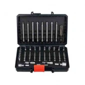 Black & Decker Набор бит и сверл , Phillips, Slotted, Pozidriv, Torx, 38 шт, кейс