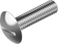 Винт нержавеющий с грибовидной головкой, прямой шлиц WS 9330 на shurup.ua Винт нержавеющий с грибовидной головкой, прямой шлиц WS 9330
