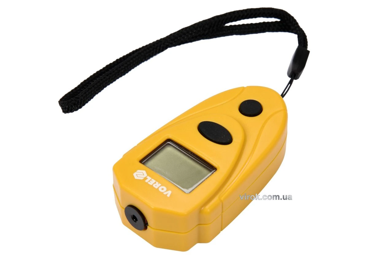 VOREL Товщиномір лакофарб. покриття на металевій поверхні електронний діапазон 0-2 мм, похибка- ± 2%