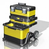STANLEY Ящик 1-95-621 с колесами "® Rolling Workshop" металлопластиковый 73 x 56.8 x 38.9