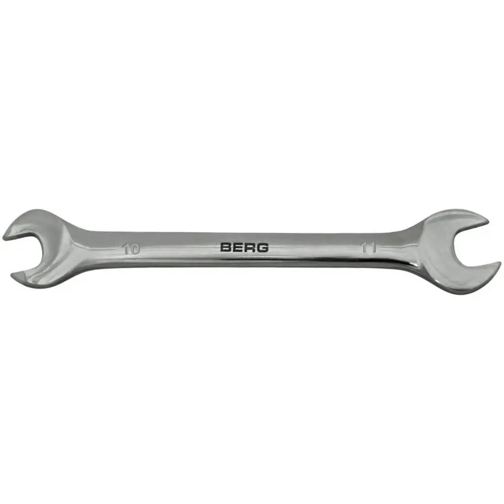Ключ ріжковий двосторонній Cr-V 10х11мм Berg | 48-103
