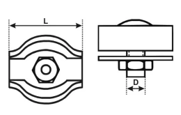 Седельный зажим чертеж Седельный зажим чертеж