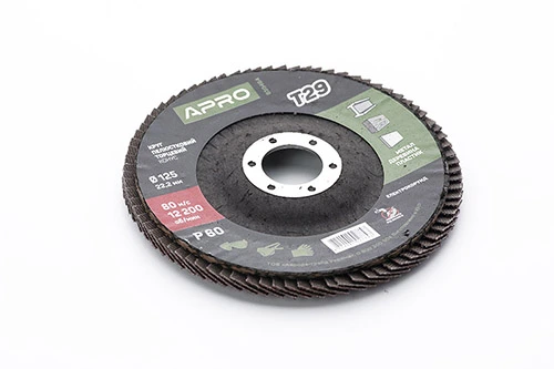 Круг лепестково-торцевой Р60 конус 125мм (Т29) (КЛТ) APRO