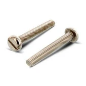 Винт нержавеющий с полукруглой головкой, прямой шлиц DIN 85 или ISO 1580
