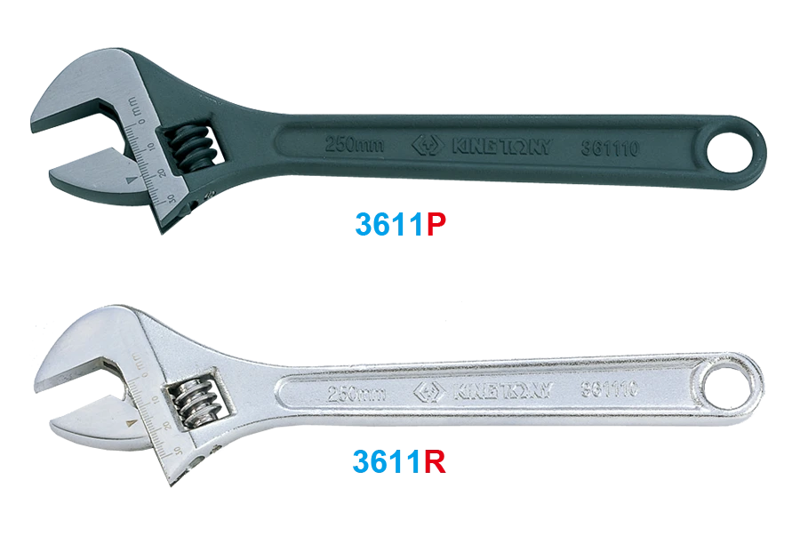 KING TONY Ключ разводной до 35 мм L=300мм BLACK FINISH | 3611-12P