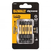 Набір біт DеWALT, ударні, IMPACT TORSION EXTREME, Philips, Ph3, L= 57 мм, 5 шт