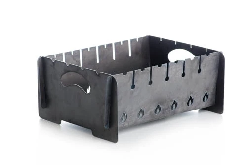 Мангал разборной толщина 2мм на 6 шампуров с чехлом и перчатками, напольный СИЛА