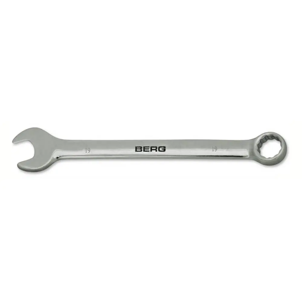 Ключ ріжково-накидний Cr-V 19мм Berg | 48-313