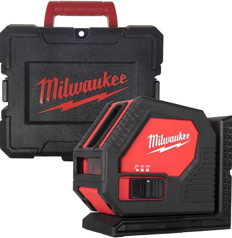 MILWAUKEE Аккумуляторный лазерный нивелир на батарейках AA CLL-C с зелёным лучом | 4933478753