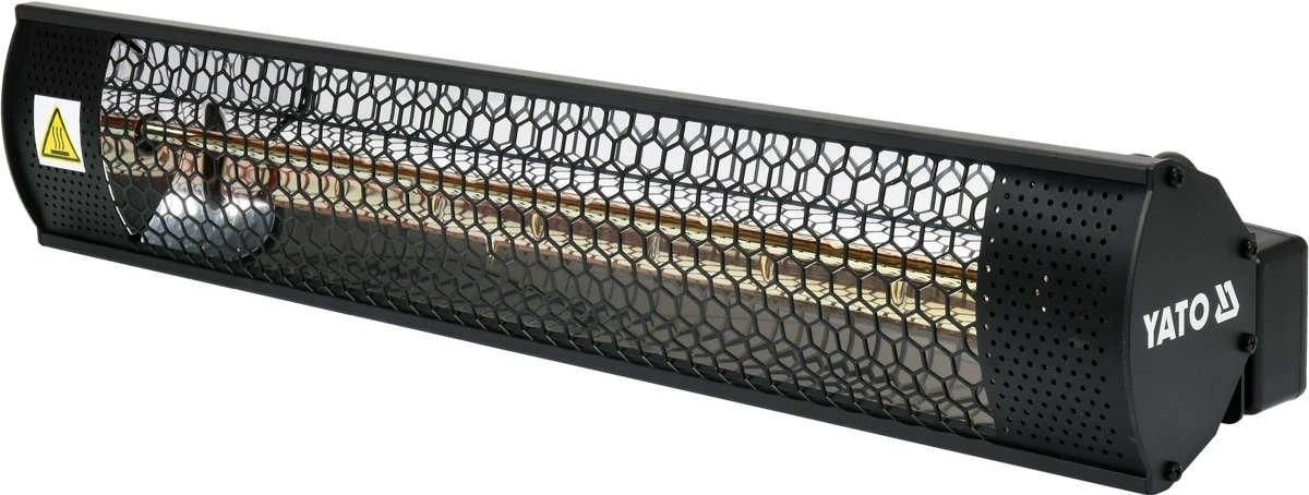 YATO Обігрівач інфрачервоний кварцовий YATO, ел.-мереж- 230 В, 2000 Вт, діапазон- 12-18м²  | YT-9953