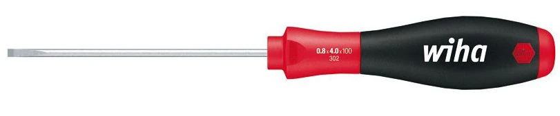Wiha W00691 Отвертка шлицевая SoftFinish, SL 3,5; 100 мм
