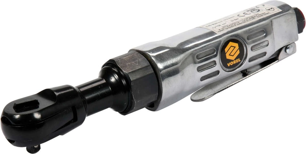 VOREL Тріщатка пневматична : квадрат 1/4", 33 Нм, тиск- 6.5 Bar, спож.-113 л/хв  | 81137