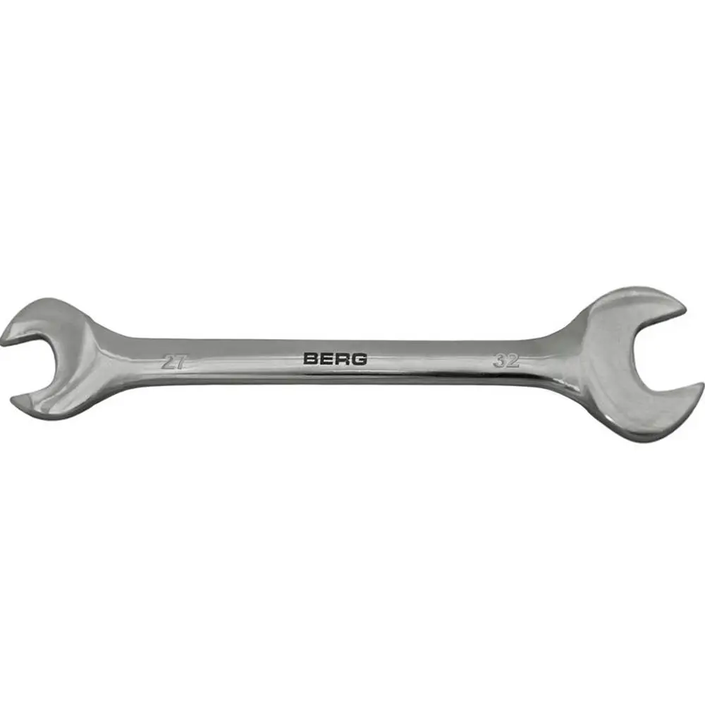 Ключ ріжковий двосторонній Cr-V 27х32мм Berg | 48-118