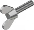 Винт-барашек нержавеющий DIN 316 GF немецкий тип на shurup.ua Винт-барашек нержавеющий DIN 316 GF немецкий тип