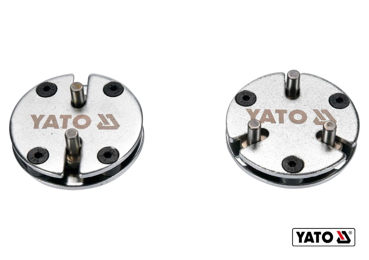 YATO Адаптери з 2 і 3 штирями для втискання гальмівних поршнів YATO : кпл., 2 шт  | YT-06809