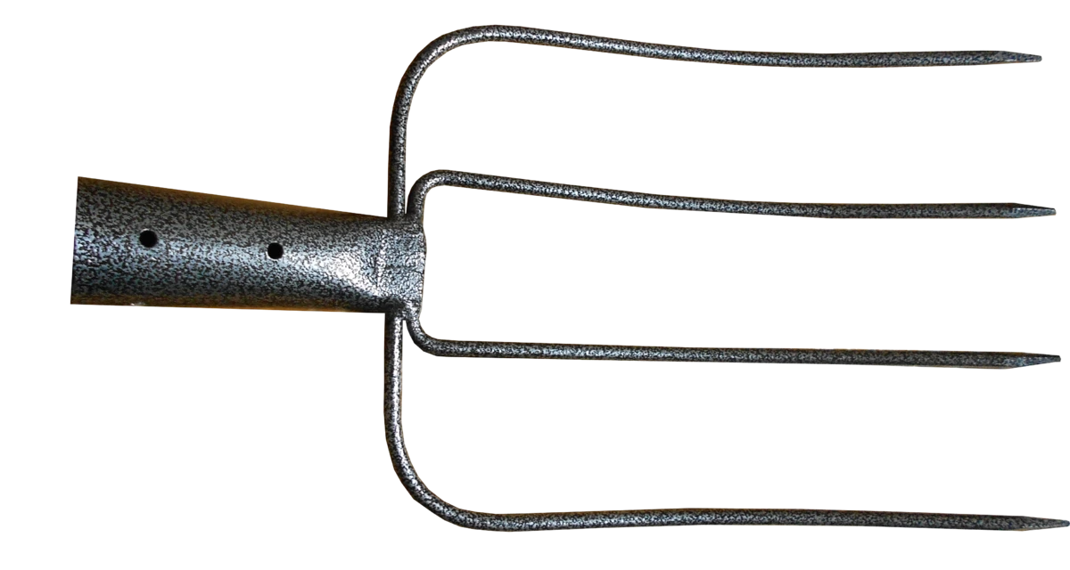 VIROK Вила ,молоткове пофарбування , 4 зубці без держака | 12V150