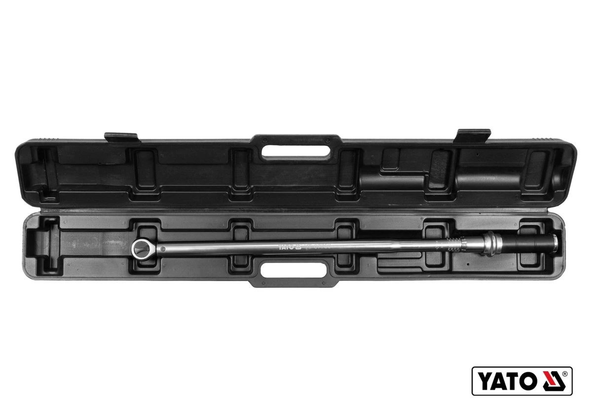 YATO Ключ динамометричний YATO : квадрат 3/4", F= 80- 400 Нм, L= 685- 704 мм (DW) | YT-07750