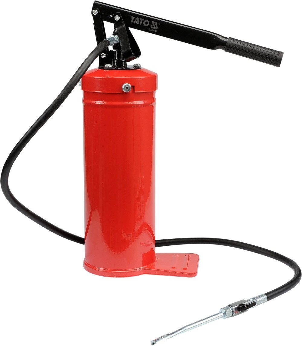 YATO Помпа мастильна YATO : місткість- 8 кг, сопло зі шлангом l= 1.5 м, макс. P= 13.8 МПа  | YT-0706