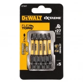 Набір біт DeWALT, ударні, IMPACT TORSION, Torx, Т27, L=57 мм, 5 шт