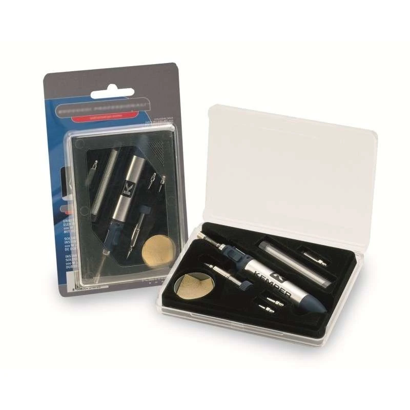 KEMPER 12000KIT Паяльник газовий міні "Kemper" перезаправний з аксесуарами