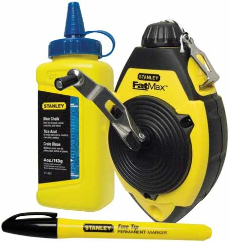 STANLEY 0-47-681 Шнур разметочный и пудра на блистере