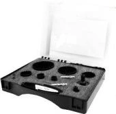 Heller Набор пил кольцевых 19, 22, 29, 38, 44, 57 мм, держатели, пружина; BI-METAL