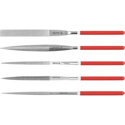 YATO Надфіль алмазний YATO Набір. 5х180х70мм 5пр.  | YT-6156