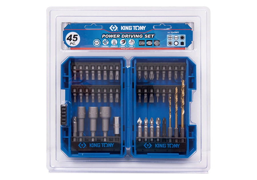 KING TONY Набор вставок бит 1/4 дюйма 45 предметов | 1045MR