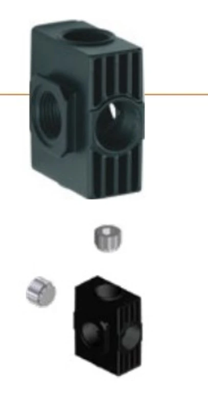 ANI Spa Соединитель под 2 выхода для серии E/10 | BH118691AN