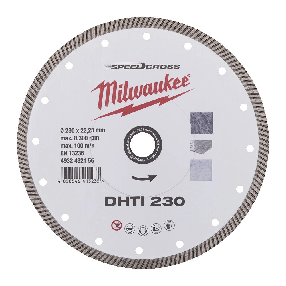MILWAUKEE Алмазный диск SPEEDCROSS DHTI 230мм | 4932492156