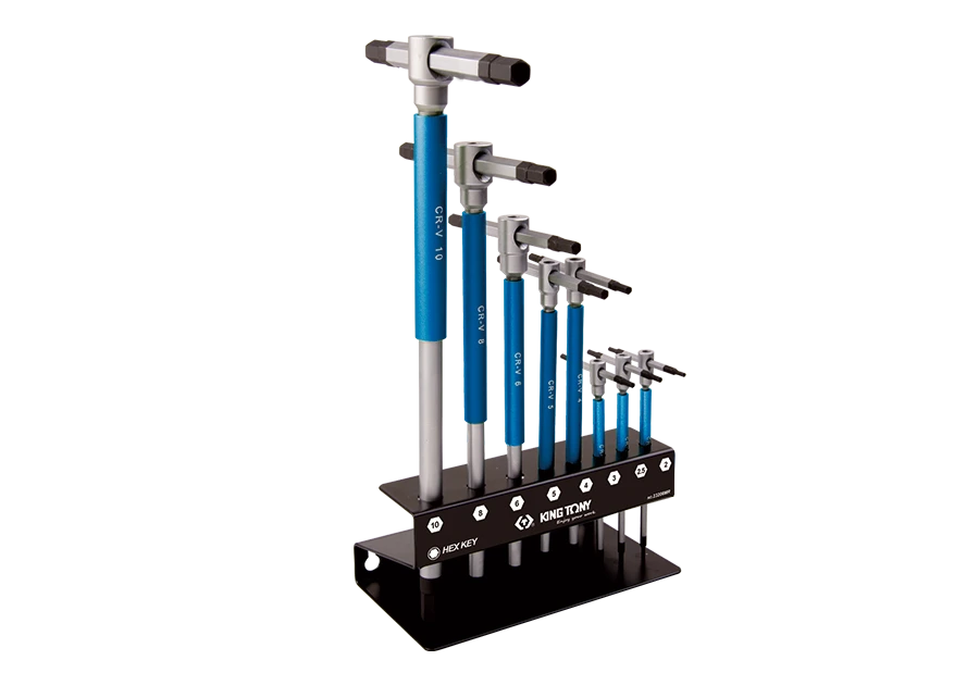 KING TONY Набор Т-образных шестигранников 8предметов (2-10мм) | 23208MR