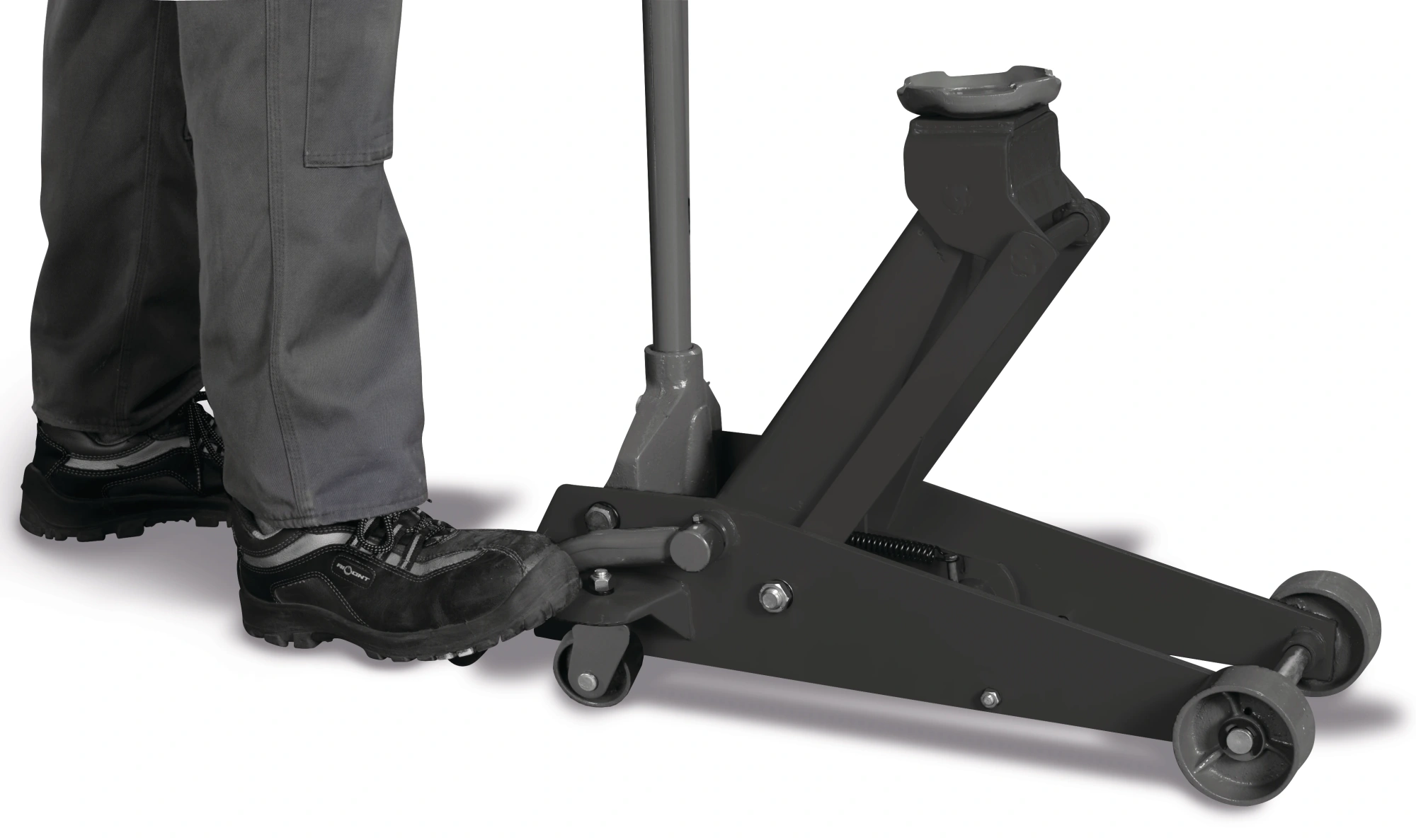 UNICRAFT Домкрат подкатной 3 Тонн (145-500мм) с педалью SRWH 3000 QL | 6201103