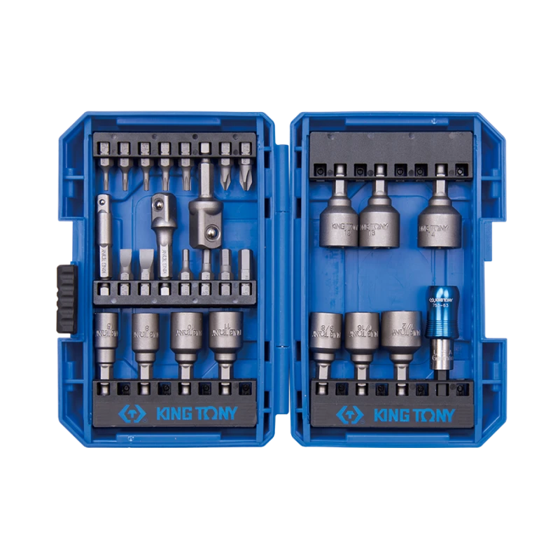 KING TONY Набор вставок бит 1/4 дюйма 27 предметов | 1027CRA
