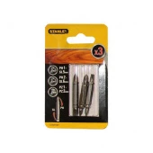 STANLEY STA61381 Отверточные биты PH1-SL5, PH2-SL6, PZ1-2 48mm