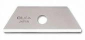 Лезвие OLFA RSKB-2/5 17.5х49х0.6мм. 5шт; трапециевидное безопасное SK-3, SK-4, SK-5, UTC-1