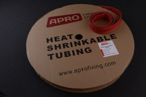 Термоусаживаемая трубка 4мм красная 200м APRO