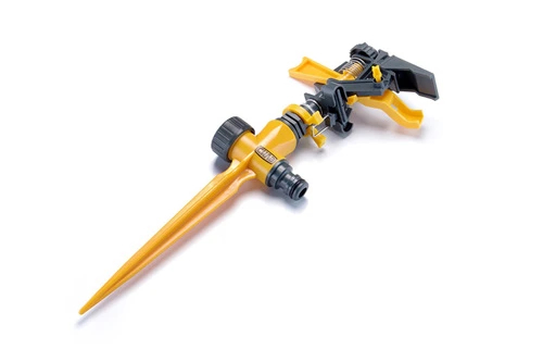 Дождеватель круговой импульсный на пластиковом колышке СИЛА