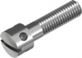Винт нержавеющий с отверстиями в цилиндрической головке DIN 404 на shurup.ua Винт нержавеющий с отверстиями в цилиндрической головке DIN 404