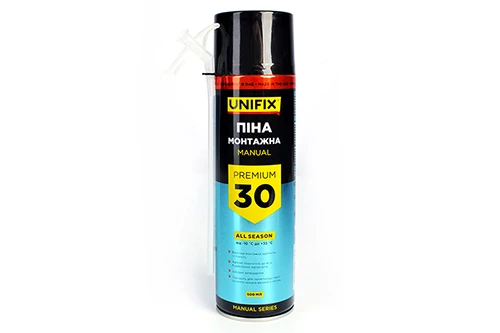 Пена ручная всесезонная 30л UNIFIX 500 мл