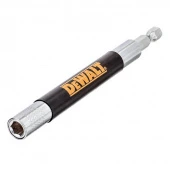 Магнітний тримач біт DeWALT "HIGT-TECH" за допомог ключової гільзи, L= 80 мм, хвостовик 1/4", 6.3 мм