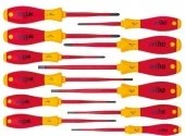 WIHA 41003 Набор отверток SoftFinish electric slimFix, 12 предметов 