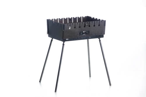 Мангал раскладной (кейс) толщина 2мм на 8 шампуров СИЛА