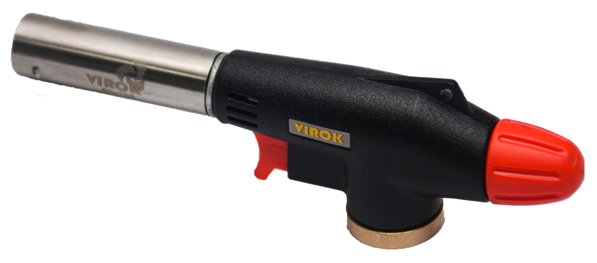 VIROK Пальник газовий з різьбовий (7/16) з'єднанням. Piezo,  | 44V194