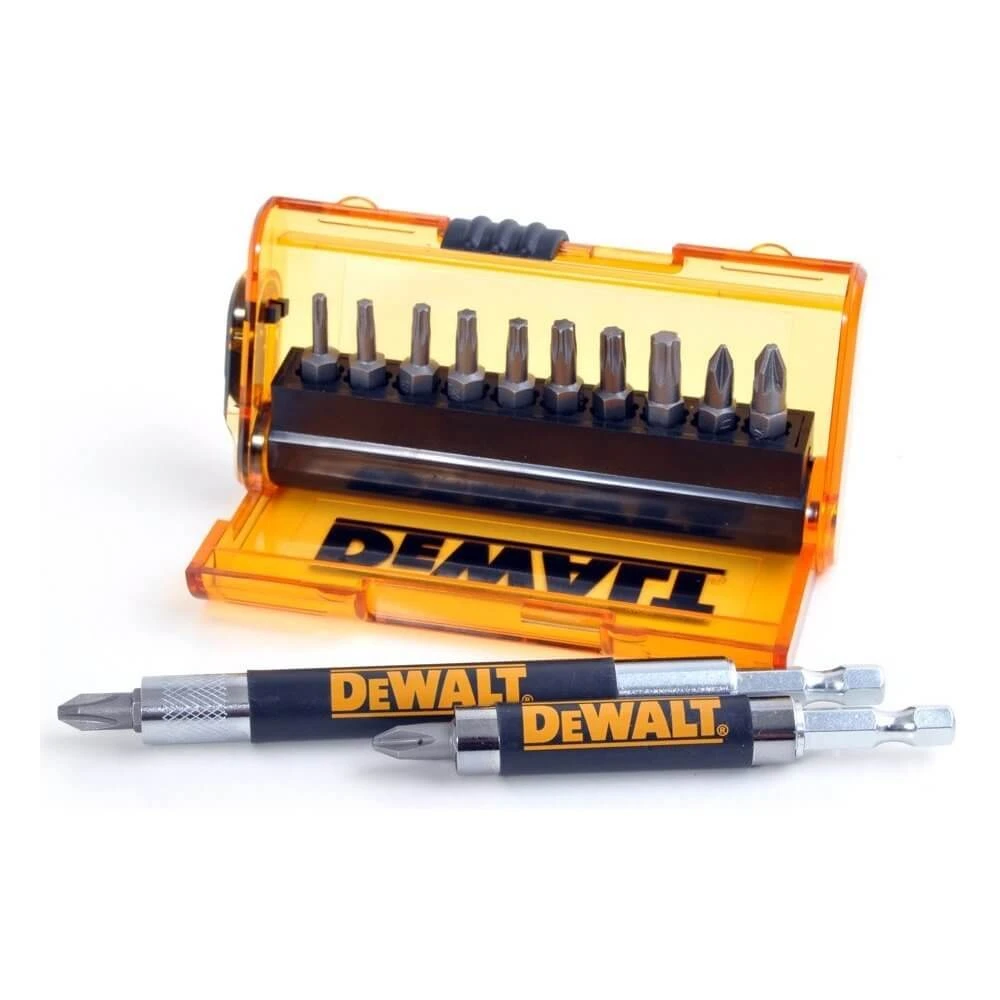 Набір біт DeWALT, Torx, Philips, Pozidriv, Ph1, Ph2, Pz2, T10, T15, T20, T25, T30, L= 25 мм, 14 шт