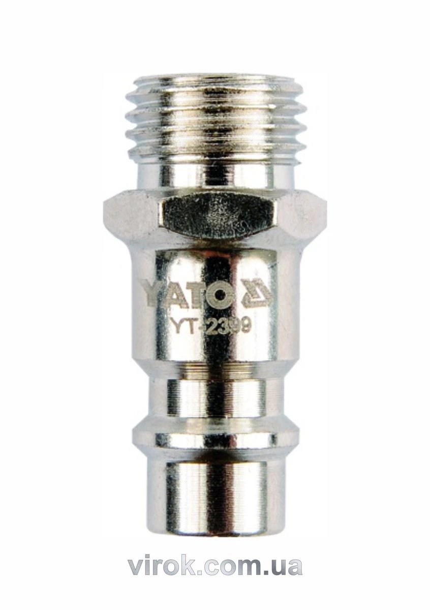 YATO Швидкоз'єднуваний наконечник YATO з зовніш. різьбою Ø= 1/2"  | YT-2402