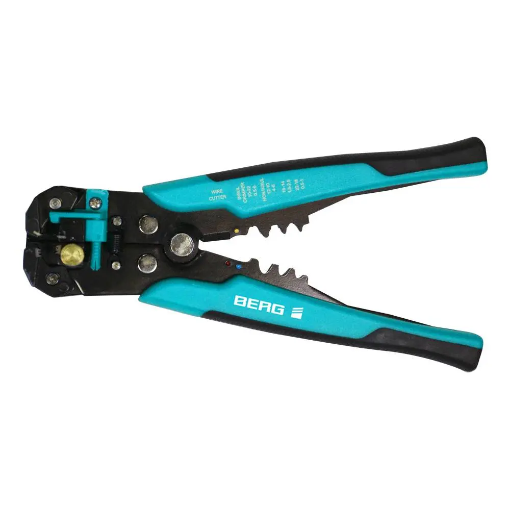 Автоматичні кліщі для зняття ізоляції та обжиму, 205мм Berg | 44-812