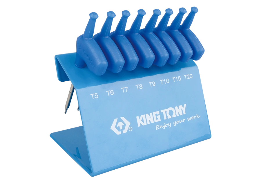KING TONY Набор ключей TORX. T5-T20. 8 пр. | 24308PR